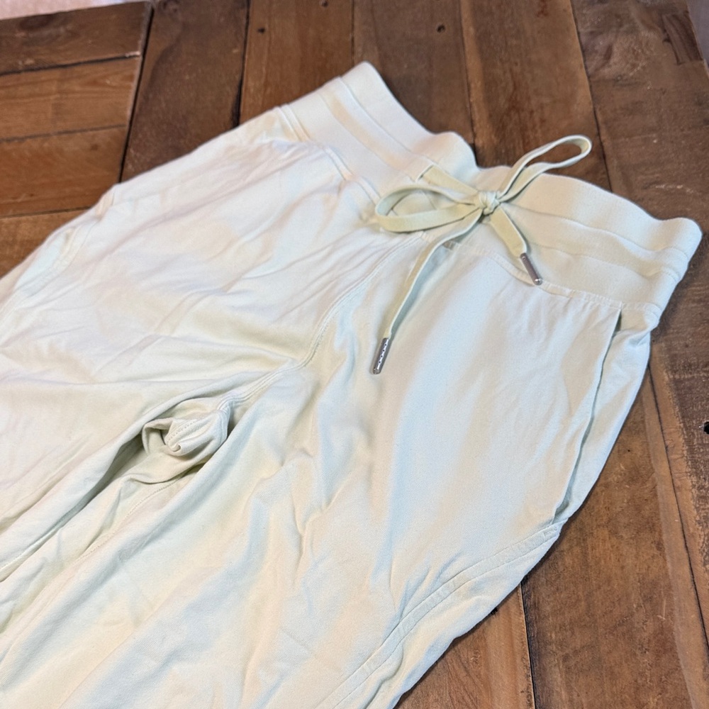 Lululemon Athletica Pale green cotton adapted state Joggers Size 2 - Picture 4 of 8